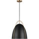 Sean Lavin Norman Pendant Ceiling Light in Satin Brass
