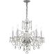 Traditional Crystal 5 Light 22 inch Polished Chrome Chandelier Ceiling Light in Clear Spectra