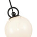 Alora Mood Fiore Pendant Ceiling Light in Matte Black