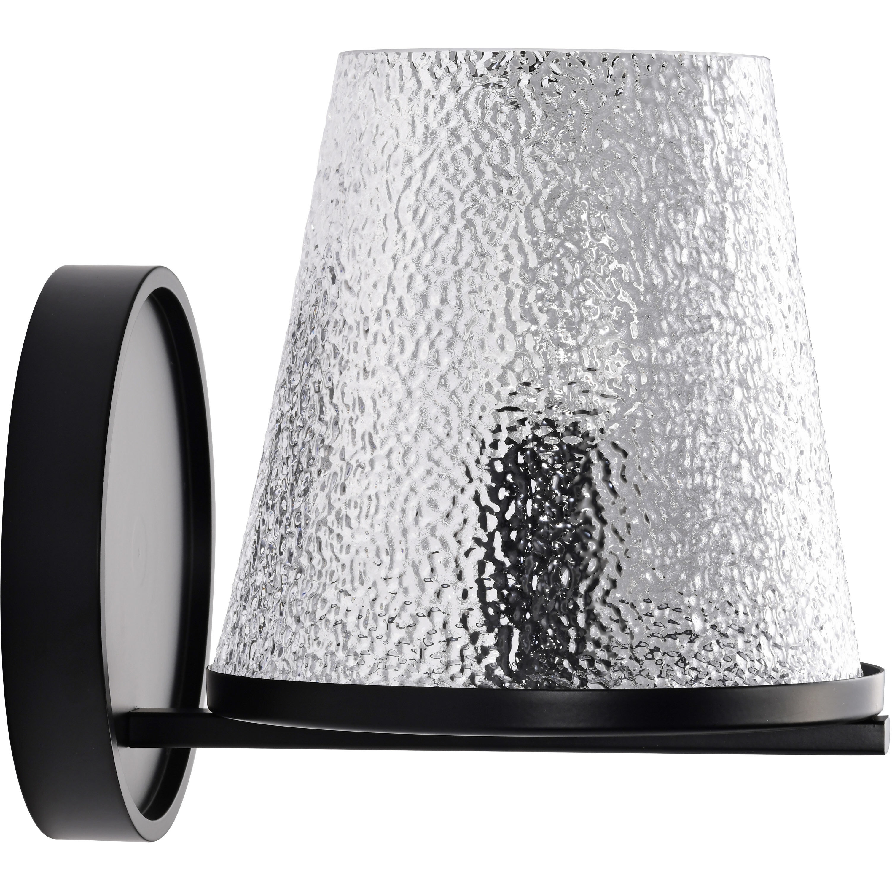 Valentine 6 inch Black Vanity Wall Light