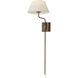 Dunbridge 1 Light 12 inch Weathered Brass Wall Sconce Wall Light