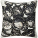 Pebble 24 X 24 inch Black Pillow