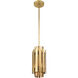Greenwich 1 Light 6 inch Natural Brass Mini Pendant Ceiling Light