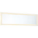 Vanity 18 X 7 inch White Mirror