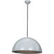 Astro 1 Light 16 inch Glossy White Pendant Ceiling Light