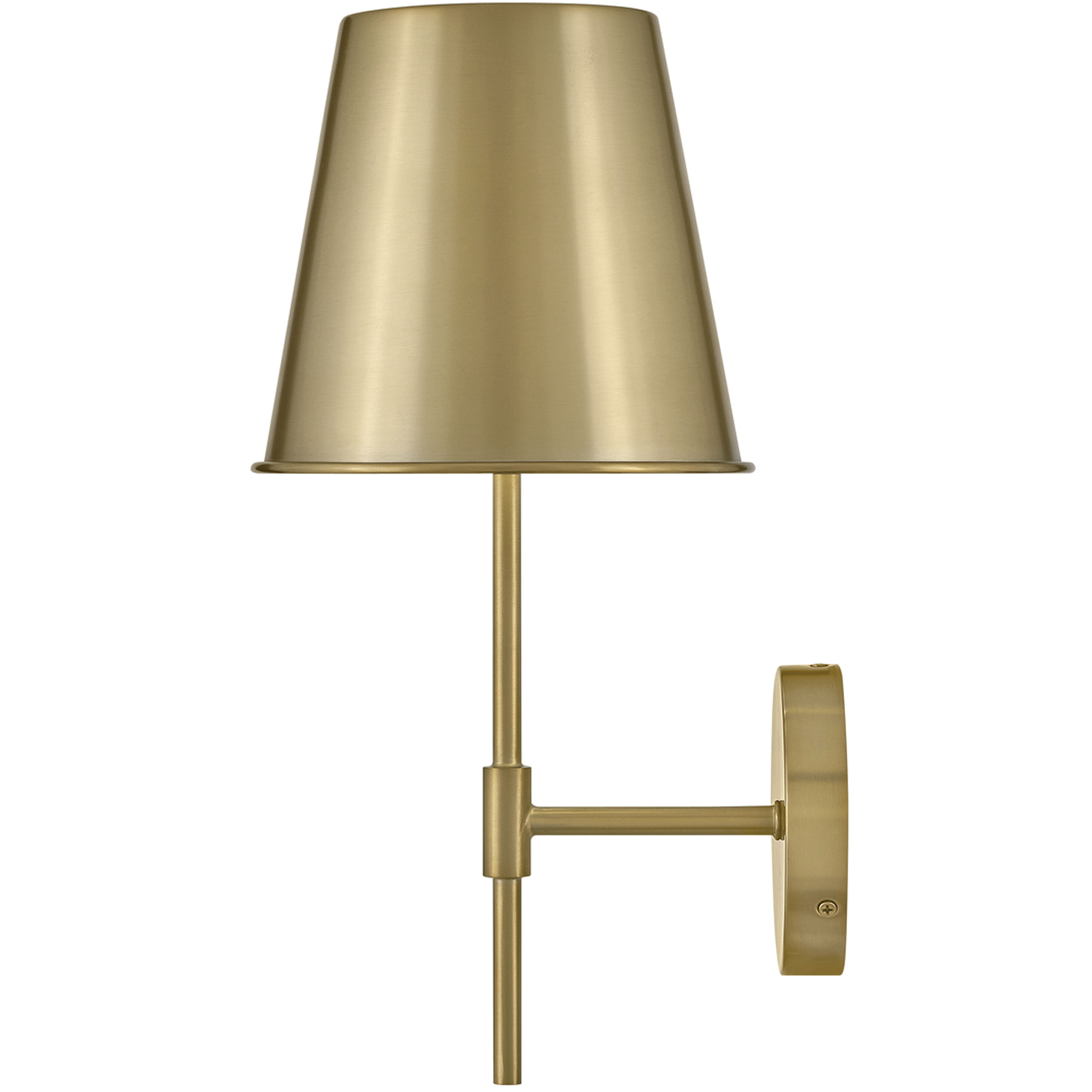 Blake LED 8 inch Lacquered Brass Sconce Wall Light