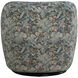 Ansel Sage and Blue and Blush and Black Swivel Chair