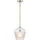 Konis 1 Light 10 inch Satin Nickel Mini Pendant Ceiling Light