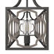 Stone Creek 5 Light 43.5 inch Noble Bronze and White Washed Oak Linear Chandelier Ceiling Light