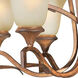 Signature 9 Light 28 inch Rustic Sienna Chandelier Ceiling Light