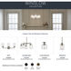 Winslow 5 Light 19.75 inch Brushed Nickel Chandelier 1 Tier Small Ceiling Light, Small