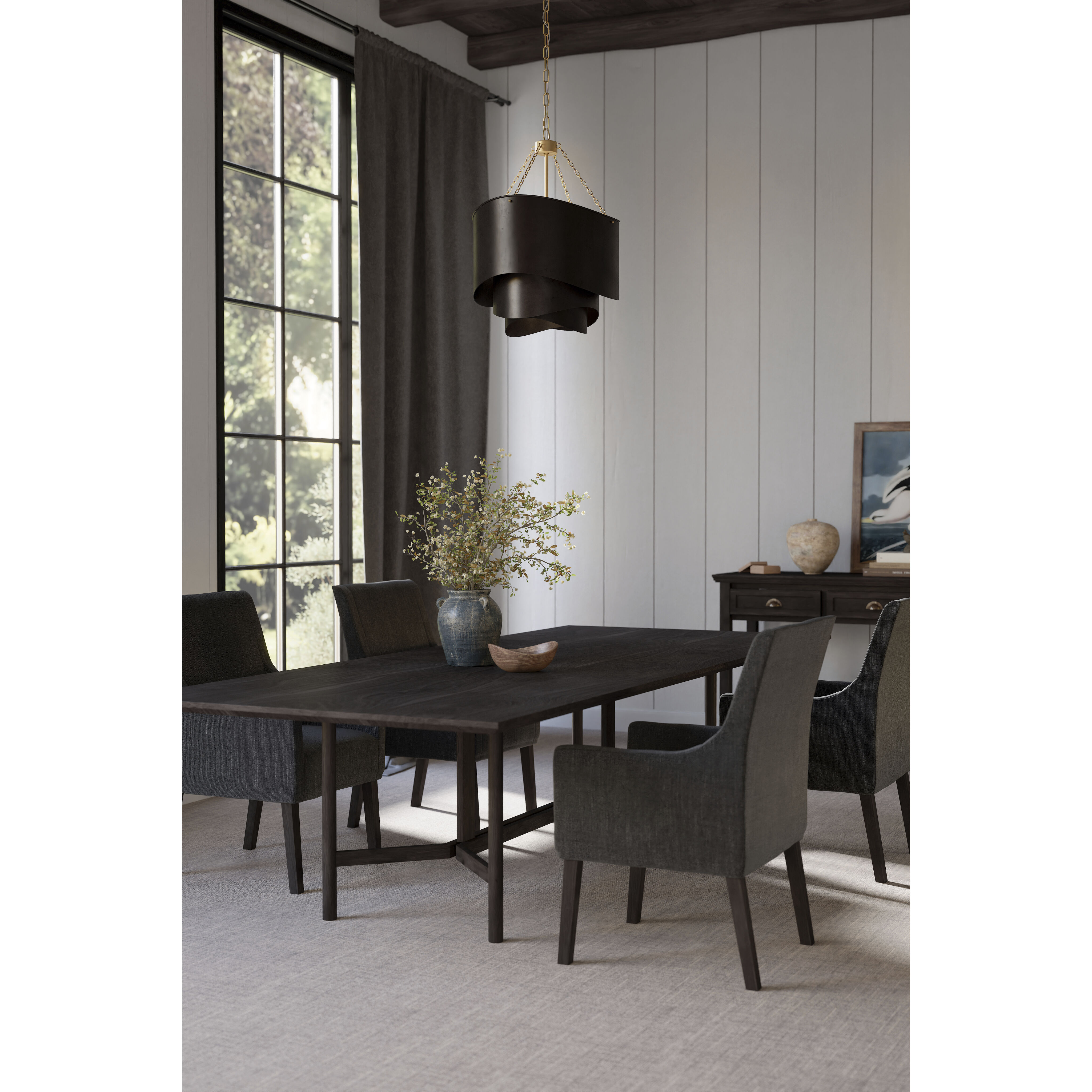 Zyra 3 Light 19 inch Legacy Brass and Dark Bronze Pendant Ceiling Light