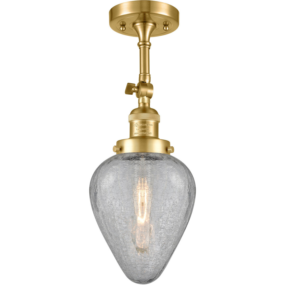 Franklin Restoration Geneseo 1 Light 6.50 inch Semi-Flush Mount