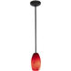 Merlot LED 3.5 inch Oil Rubbed Bronze Pendant Ceiling Light