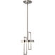 Frame LED 6 inch Brushed Nickel Pendant Ceiling Light