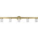 Kelly Wearstler Esfera 5 Light 36 inch Natural Brass Bath Vanity Wall Light