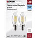 Lumos LED Candelabra 4 watt 120 5000K LED Filament, LED Filament