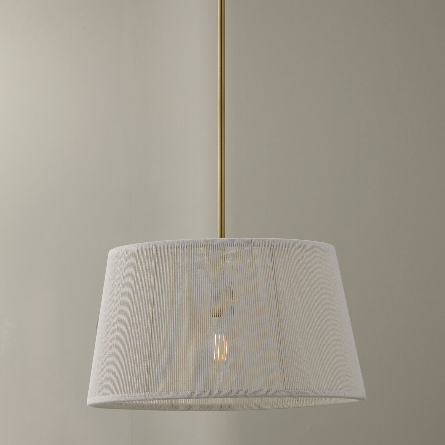 Tara 1 Light 17.75 inch Matte Brass Pendant Ceiling Light
