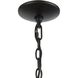 Ramsey 6 Light 24 inch Matte Black Chandelier Ceiling Light