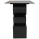 Shape 25 X 24 inch Matte Black Side Table