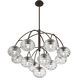 Lenora 13 Light 34.25 inch Dark Bronze Chandelier Ceiling Light