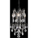 Rosalia 3 Light 13 inch Dark Bronze Pendant Ceiling Light in Clear, Royal Cut