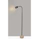 Rutherford 59 inch 5.00 watt Black Floor Lamp Portable Light