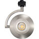 Orb 120 Brushed Nickel LED Track Head - H-Type Ceiling Light