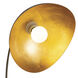 Luna Bella 1 Light 10 inch Matte Black and Weathered Brass Wall Sconce Wall Light