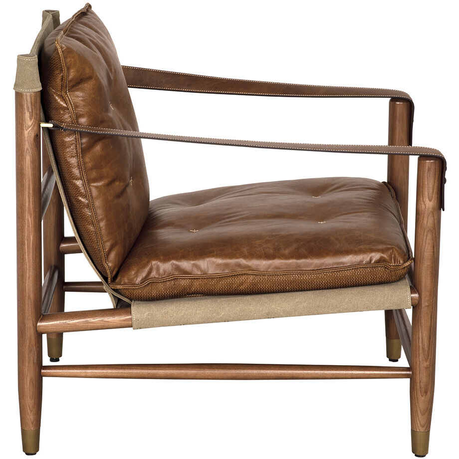 Luther Cuba Brown Occasional Chair