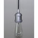 Early Electric 4 Light 5 inch Weathered Zinc Multi-Light Pendant Ceiling Light