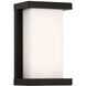 Case LED 9 inch Black Outdoor Wall Light, dweLED
