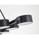Canada LED 15 inch Black Chandelier Ceiling Light