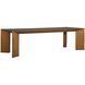 Kelvin 104 X 30 inch Concrete and Teak Dining Table