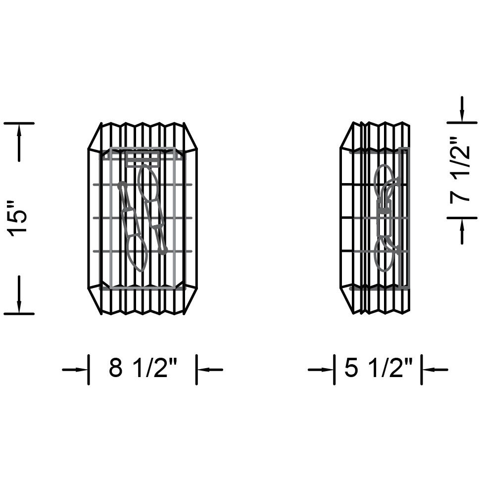 Fractal 2 Light 8.5 inch Oxidized Gold Leaf Wall Sconce Wall Light