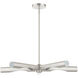Acra 5 Light 28 inch Brushed Nickel Chandelier Ceiling Light