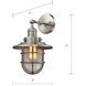 Seaport Sconce Wall Light in Satin Nickel