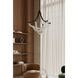 Pearl LED 29.25 inch Dark Matte Black Chandelier Ceiling Light