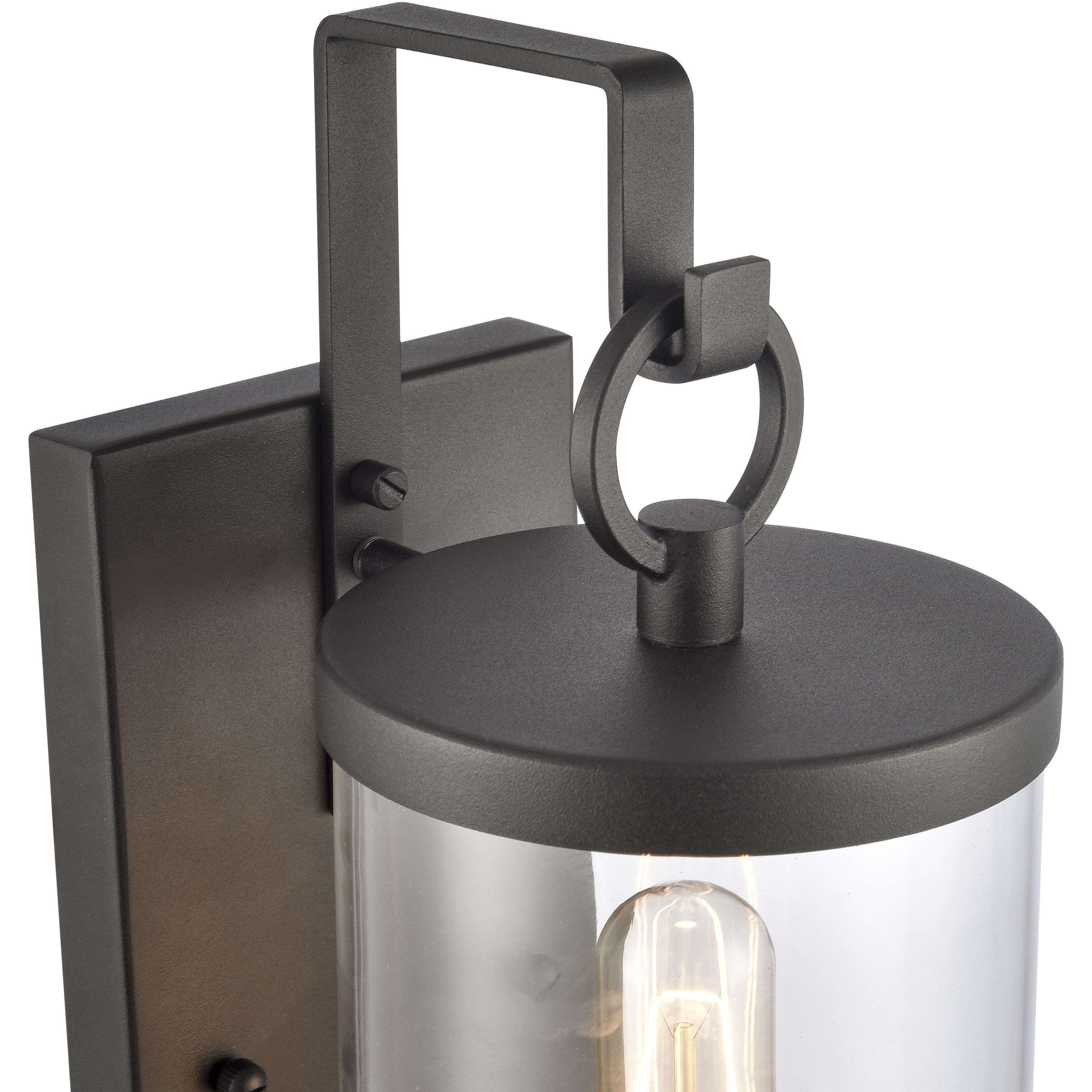 Hopkins 1 Light 15.5 inch Charcoal Outdoor Wall Sconce