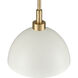 Pelham 2 Light 10 inch Satin Brass Pendant Ceiling Light