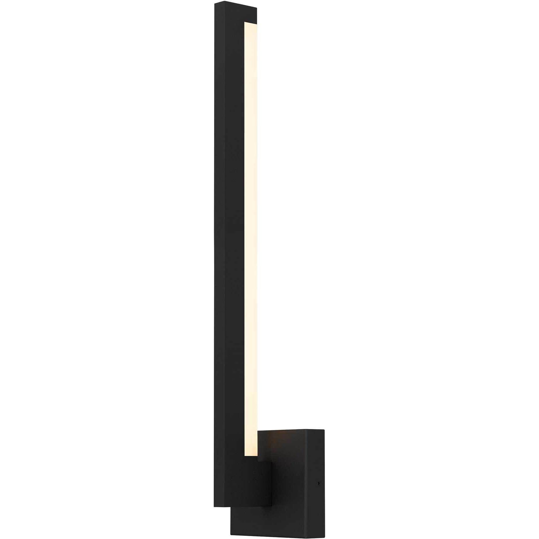 Lana LED 24 inch Sand Black Outdoor Wall Sconce