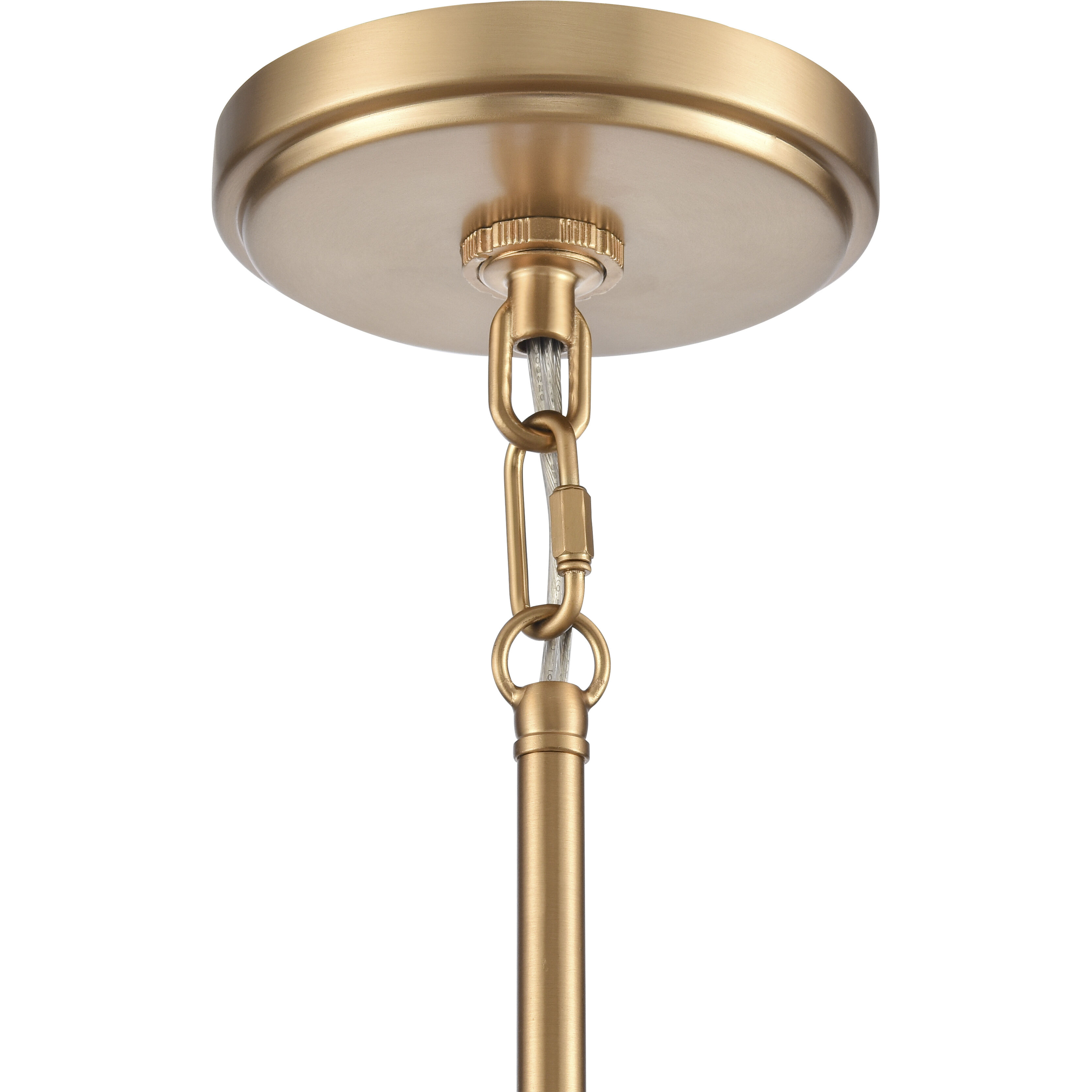 Rydell 1 Light 9 inch Brushed Gold Mini Pendant Ceiling Light