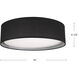 Dalton LED 16 inch White Organza Flush Mount Ceiling Light in Organza Shade