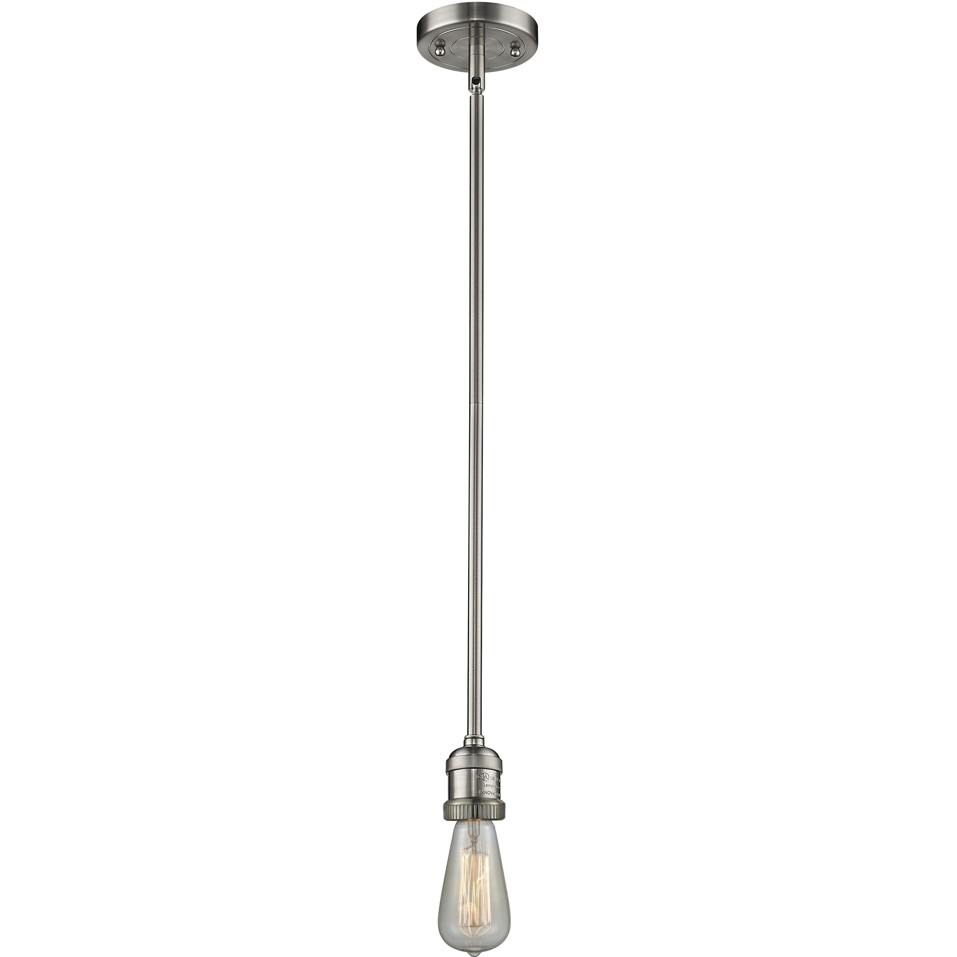 Franklin Restoration Canton 1 Light 6.5 inch Brushed Satin Nickel Mini Pendant Ceiling Light in Incandescent, Seedy, Franklin Restoration