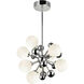 Element LED 16 inch Polished Nickel Chandelier Ceiling Light