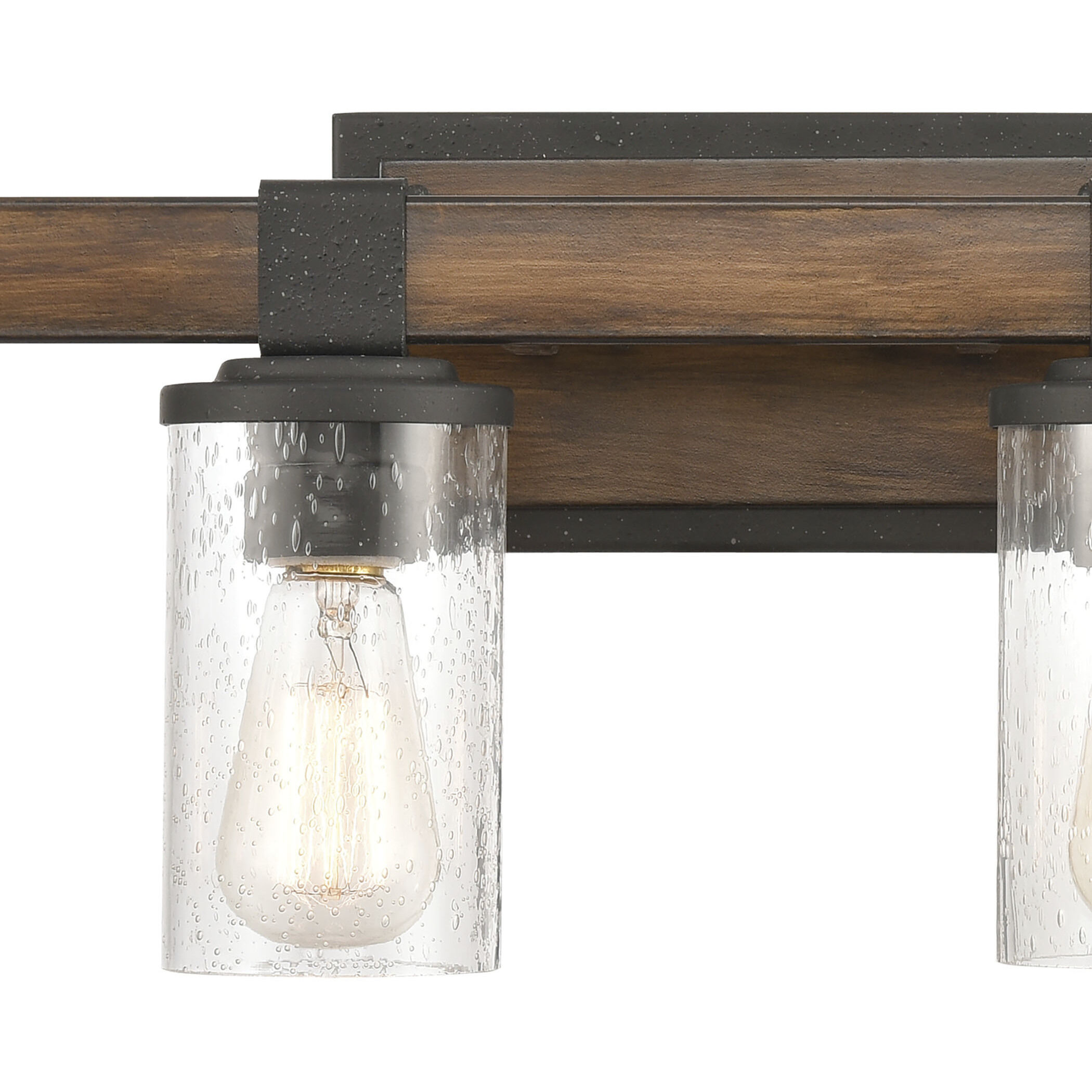 Annenberg 4 Light 29 inch Distressed Black Vanity Light Wall Light