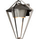 Stellar 1 Light 18.5 inch Coastal Oil Rubbed Bronze/Coastal Burnished Steel Outdoor Sconce, Small