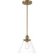 Barwell 1 Light 10 inch Oxidized Aged Brass Mini Pendant Ceiling Light