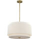Burnaby LED 20.5 inch Matte Brass Pendant Ceiling Light