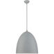 Arlington 3 Light 19 inch Nordic Gray with Brushed Nickel Accents Pendant Ceiling Light